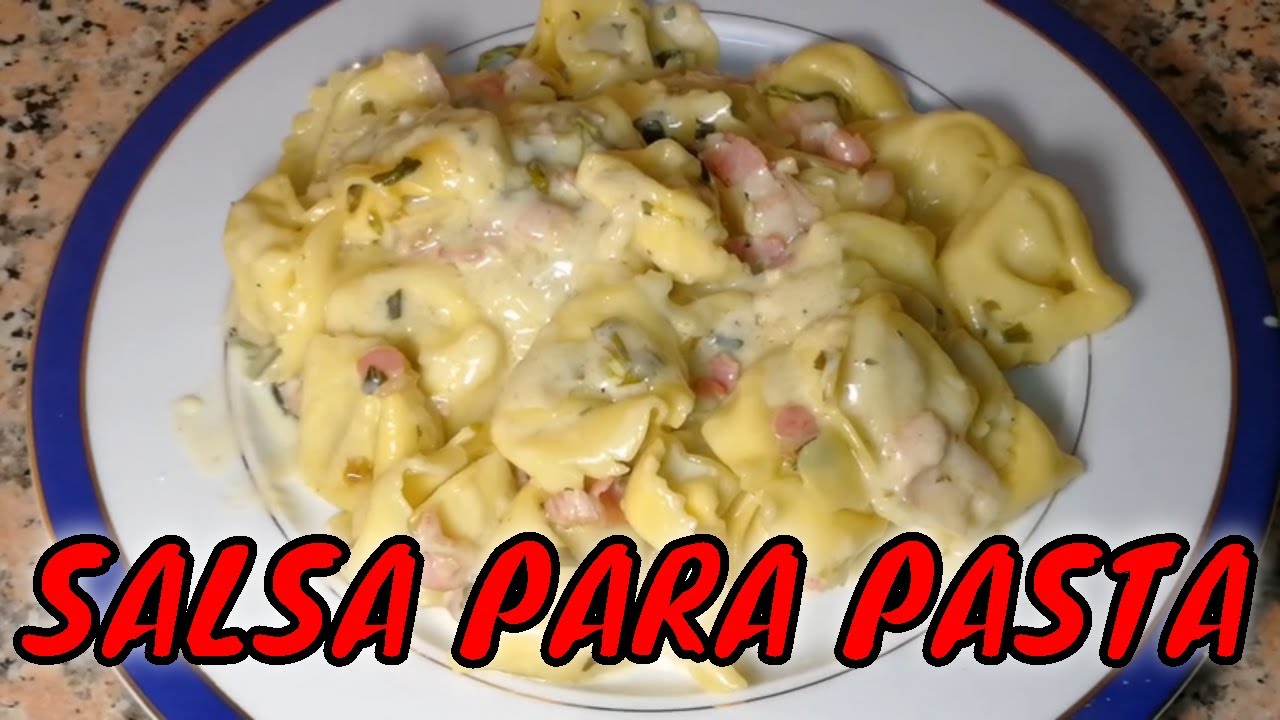 salsa para acompañar pasta rellena de setas