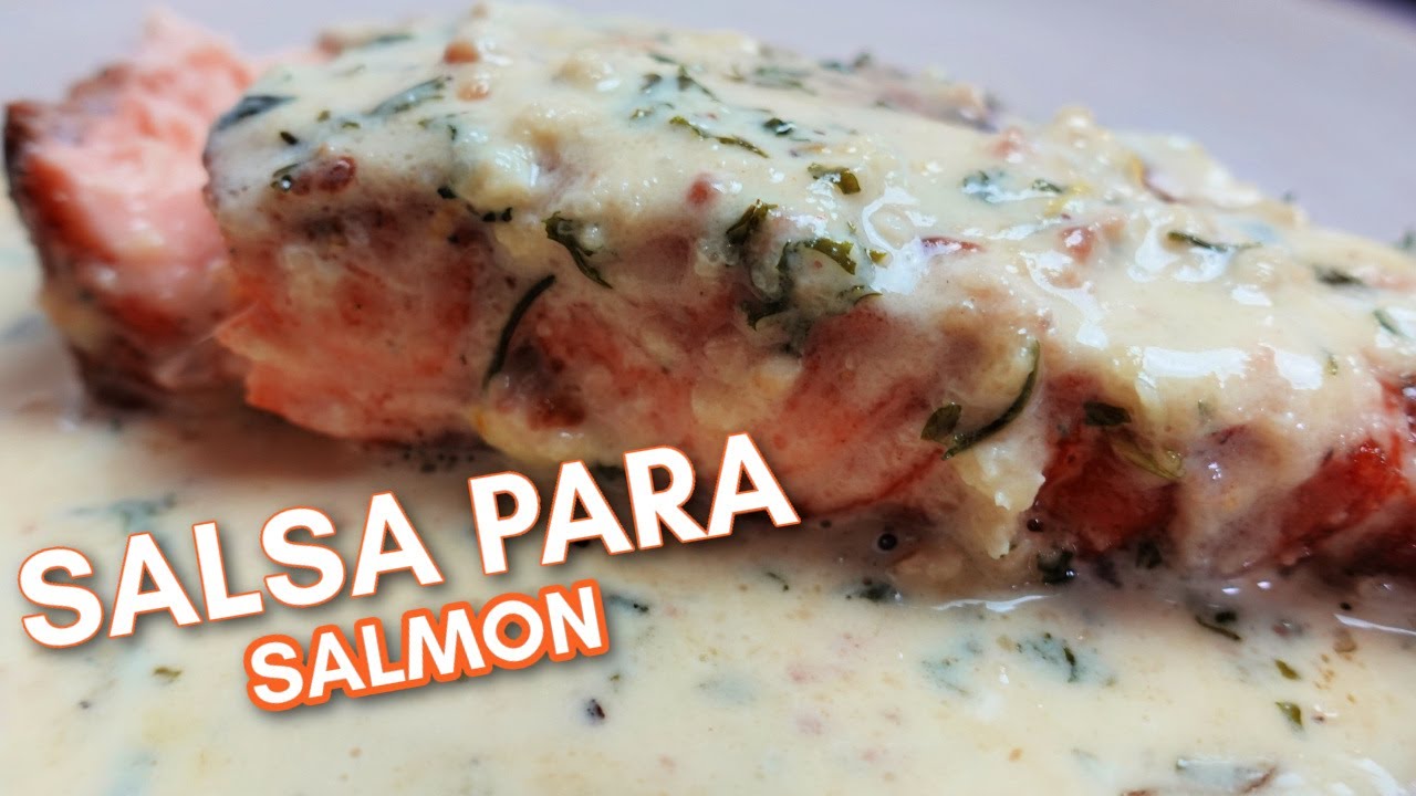 salsa para acompañar ravioles de salmón