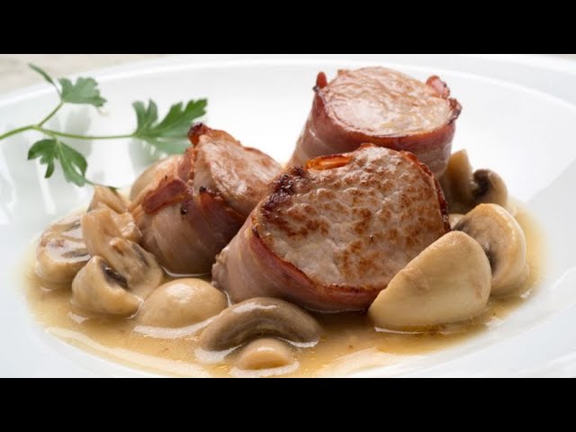 solomillo en salsa de champiñones y nata arguiñano