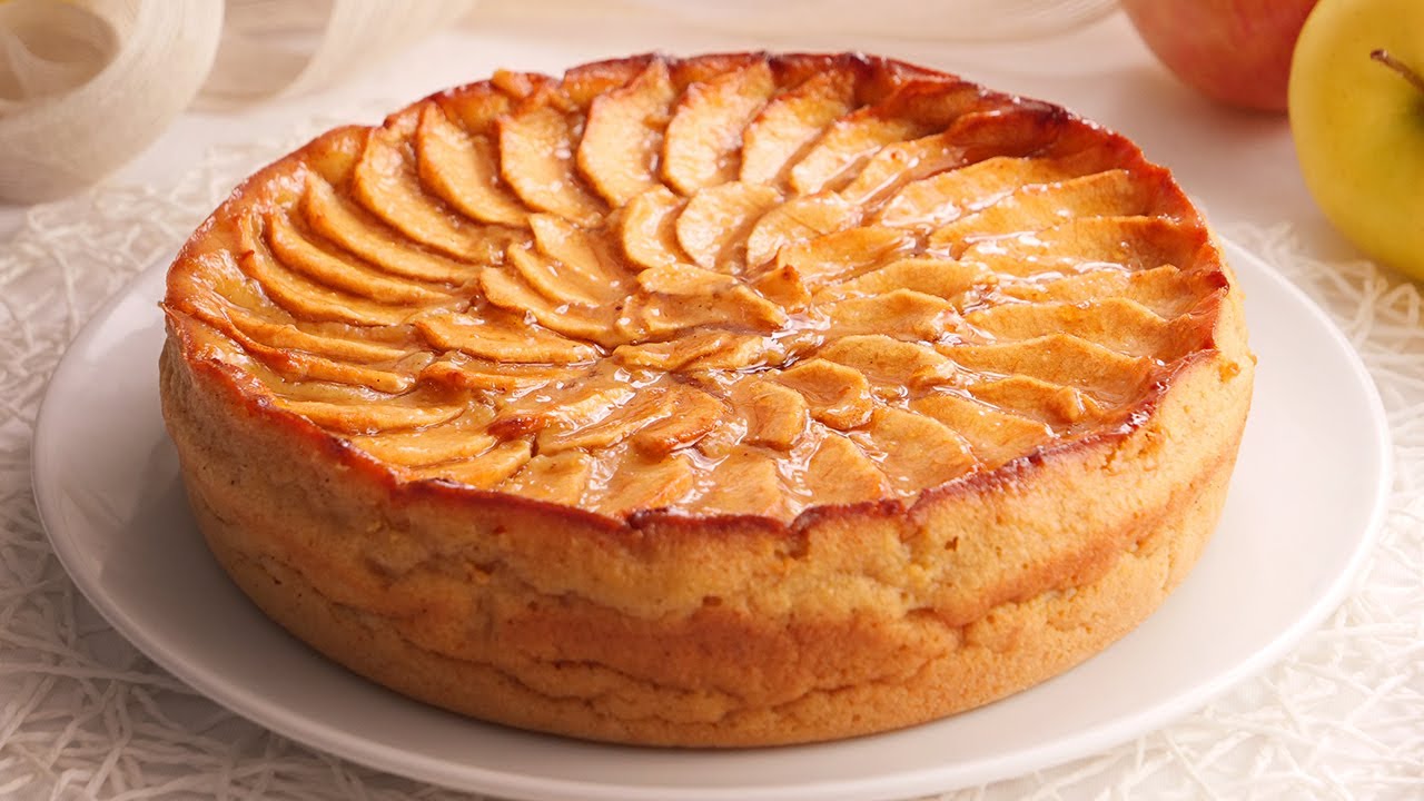 tarta de manzana fácil y ligera