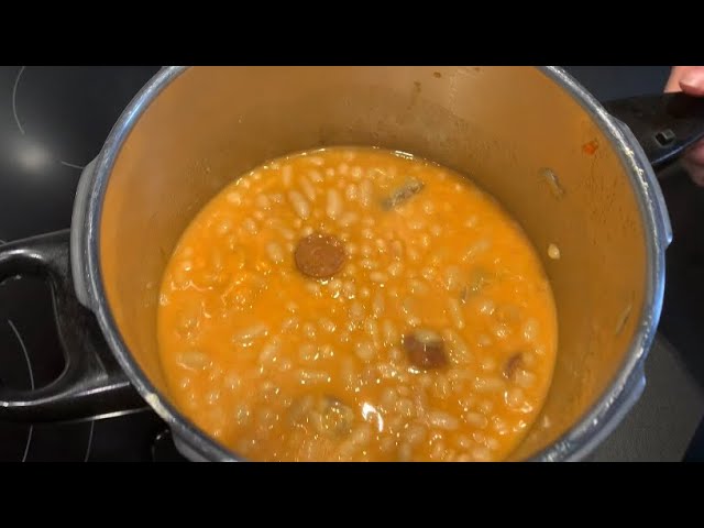 tiempo de coccion de las alubias en olla express