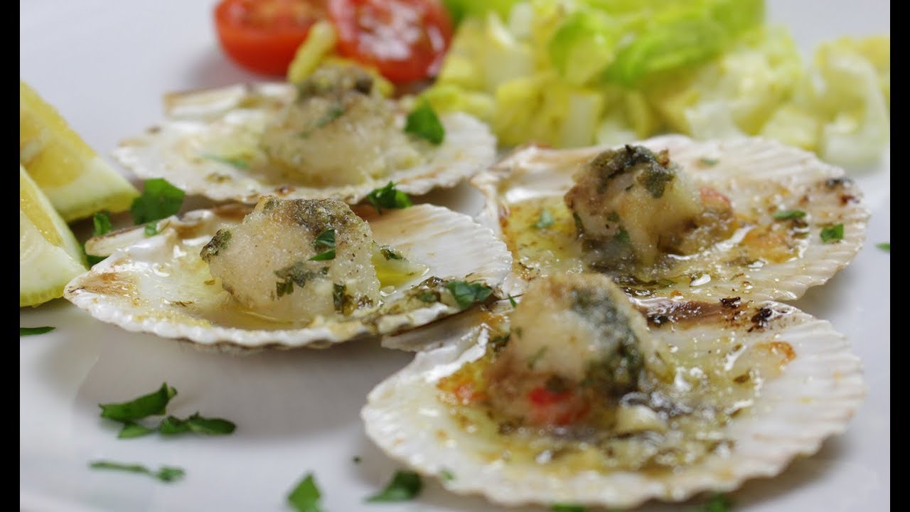 zamburiñas al horno a la gallega