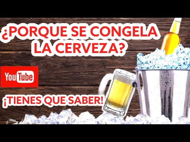 a que temperatura se congela la cerveza