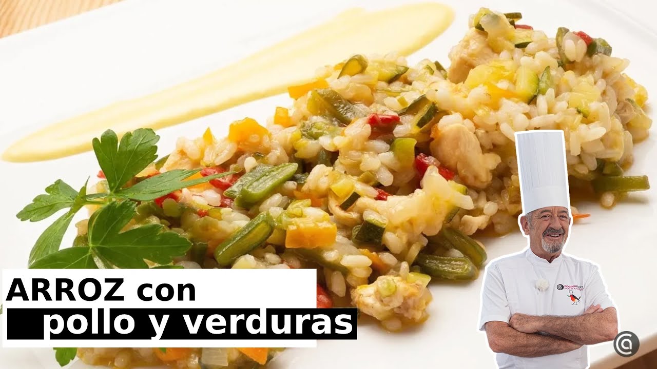 arroz con pollo y verduras de karlos arguiñano