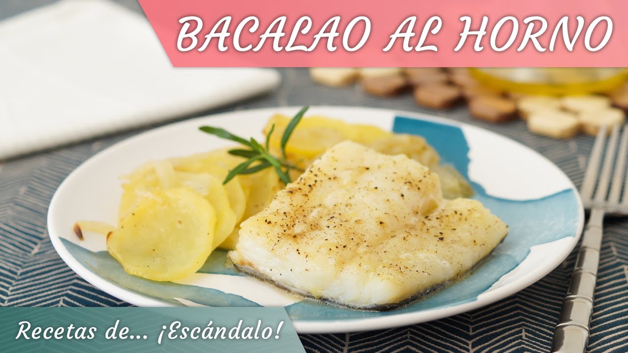 bacalao al horno con cebolla y pimientos