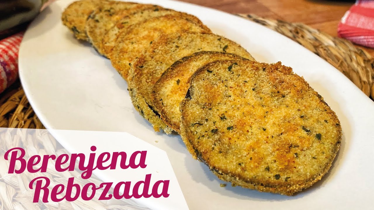 berenjenas fritas crujientes en freidora de aire