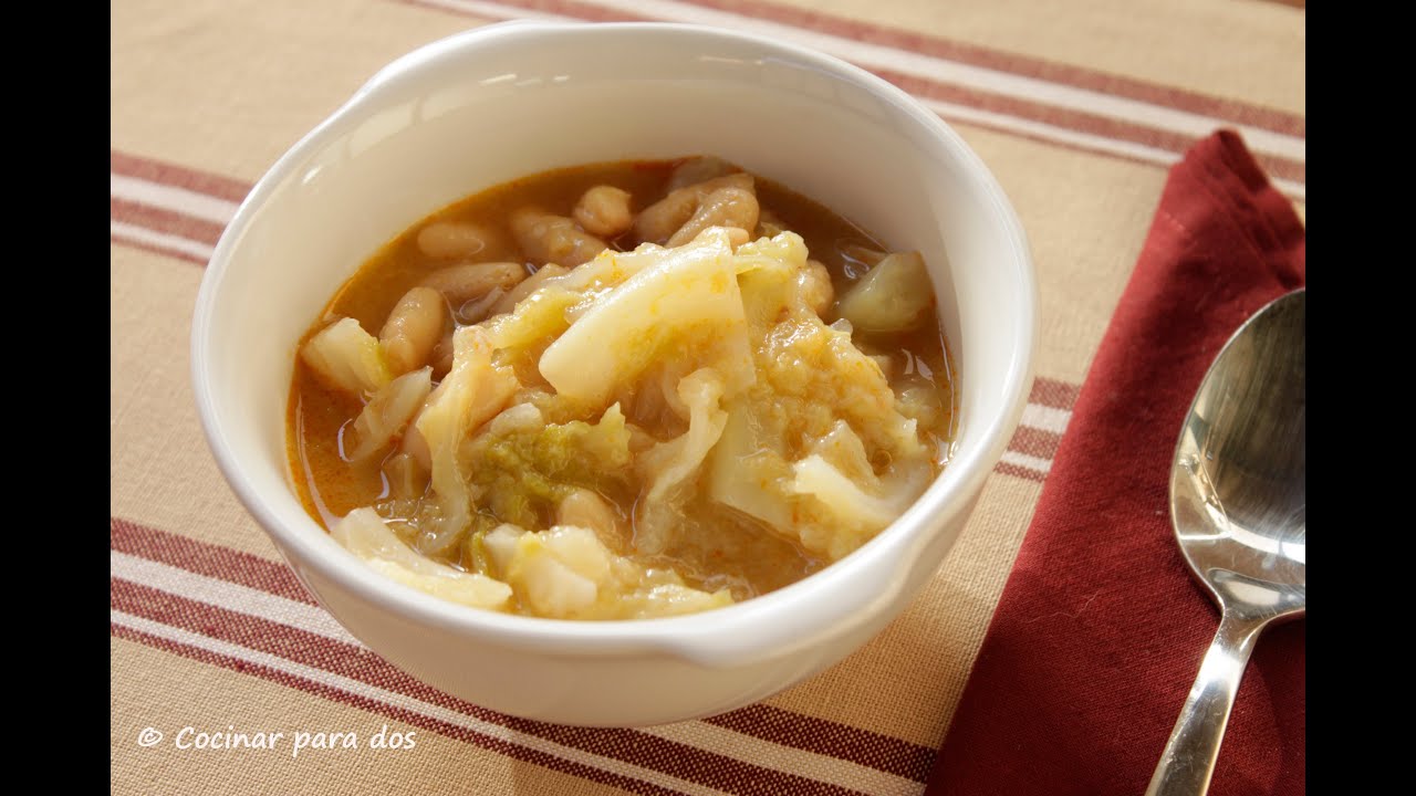 caldo de repollo en olla rapida