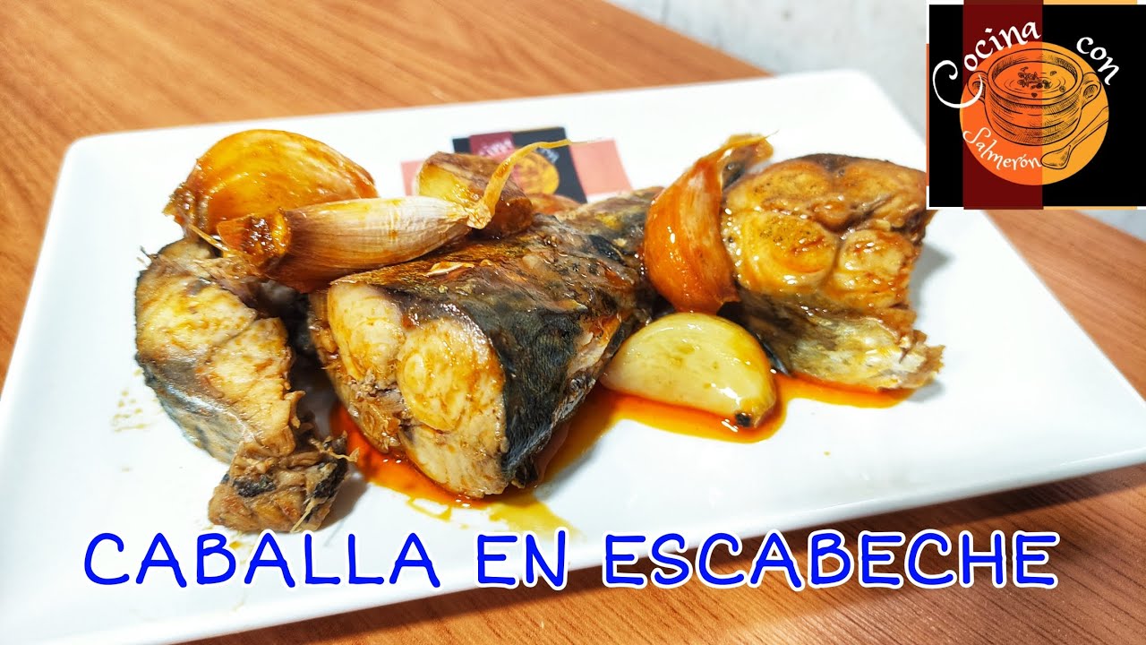cómo se hace la caballa en escabeche