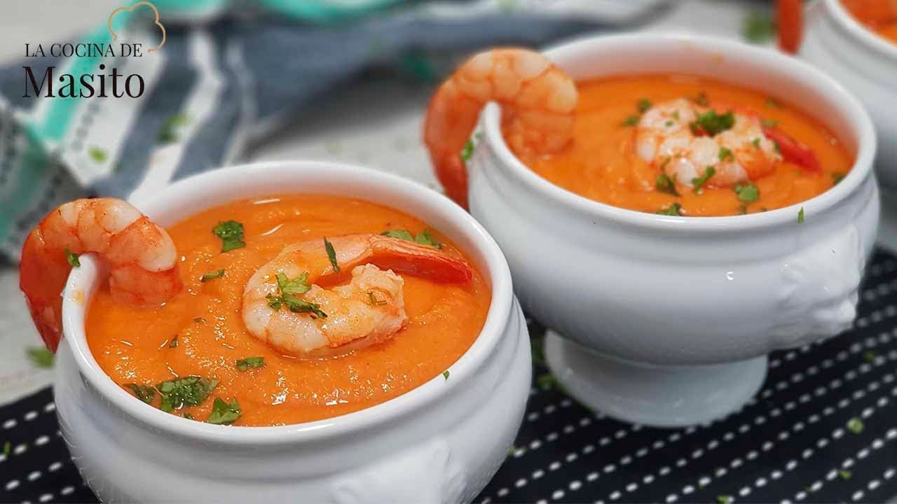 crema de langostinos recetas de rechupete