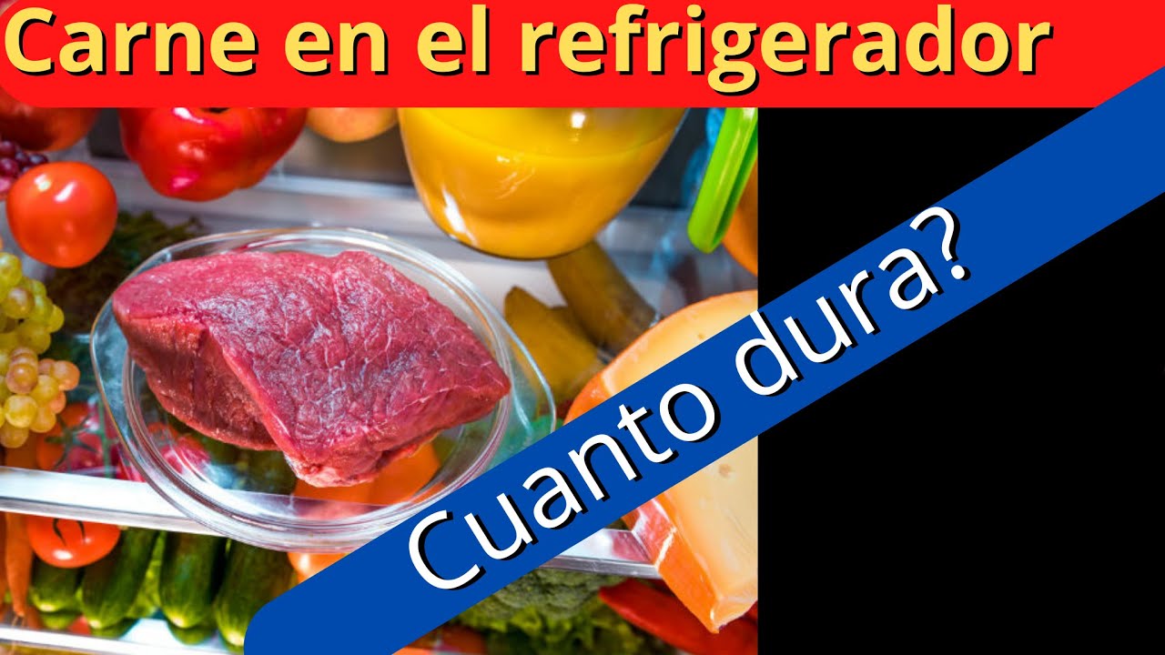 cuanto tiempo dura la carne descongelada en el refrigerador