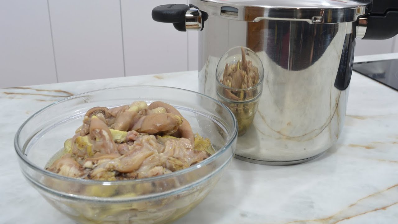 cuanto tiempo tienen que hervir las manitas de cerdo