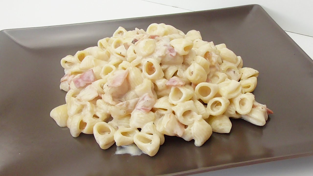 espagueti a la carbonara sin huevo