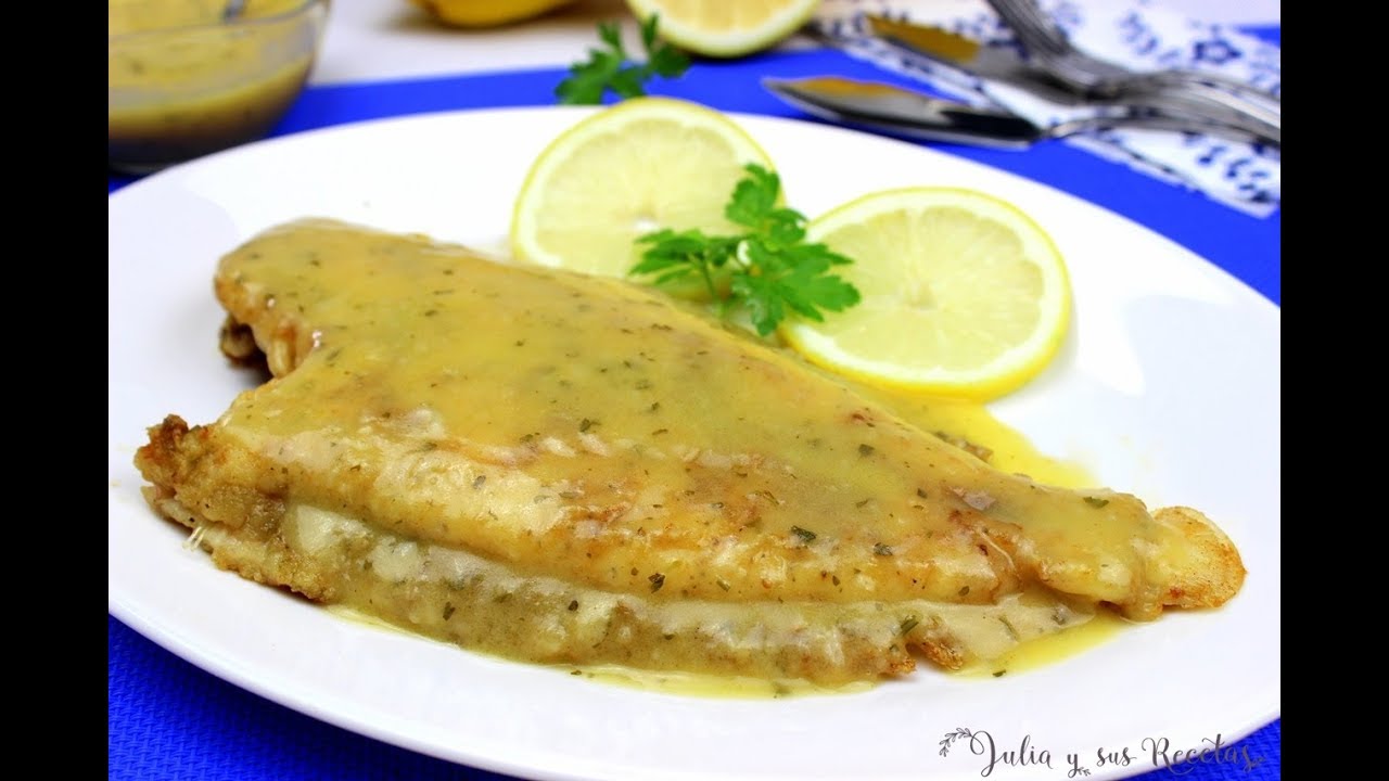 filetes de gallo en salsa menier