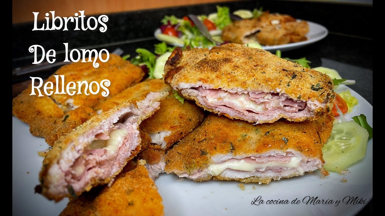 libritos de lomo en freidora de aire