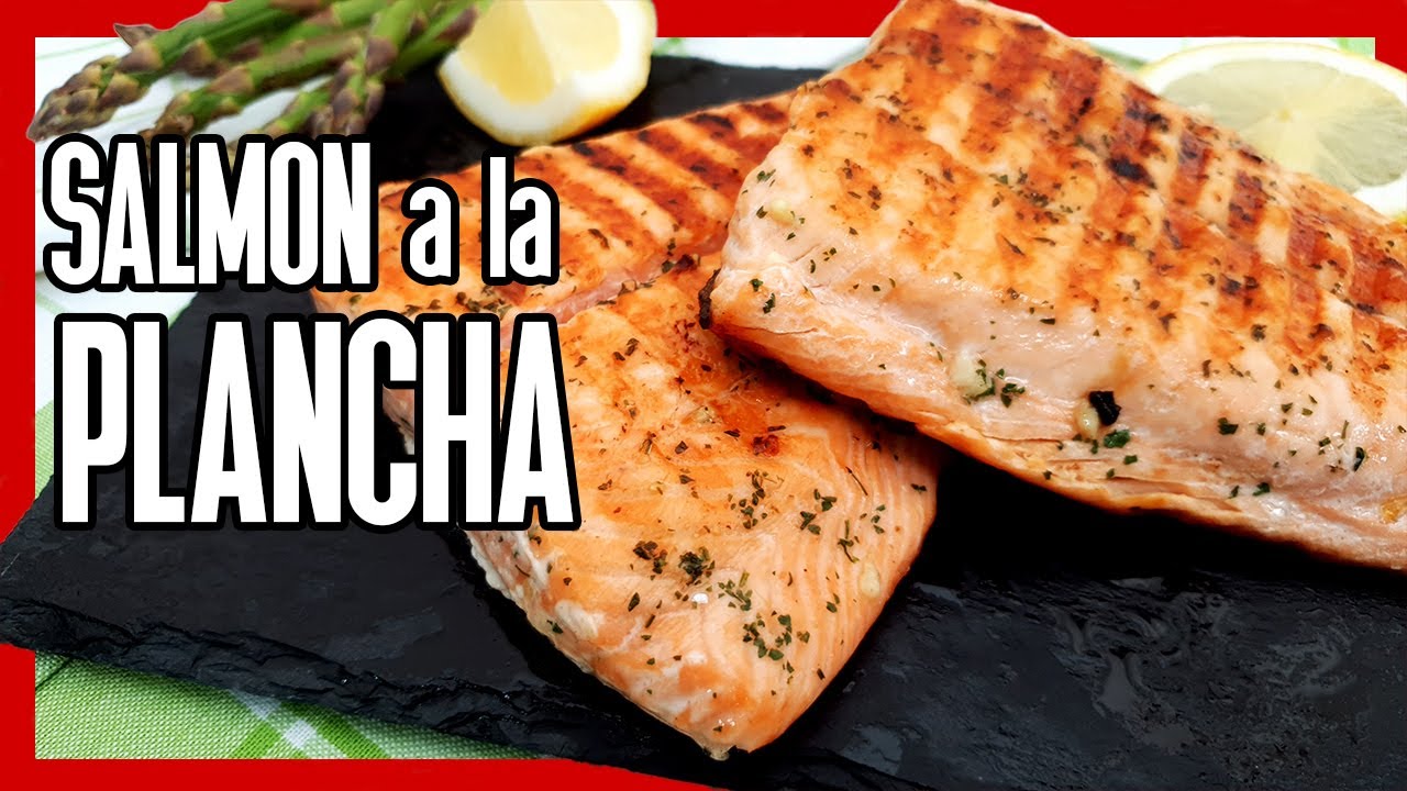 lomos de salmon a la plancha