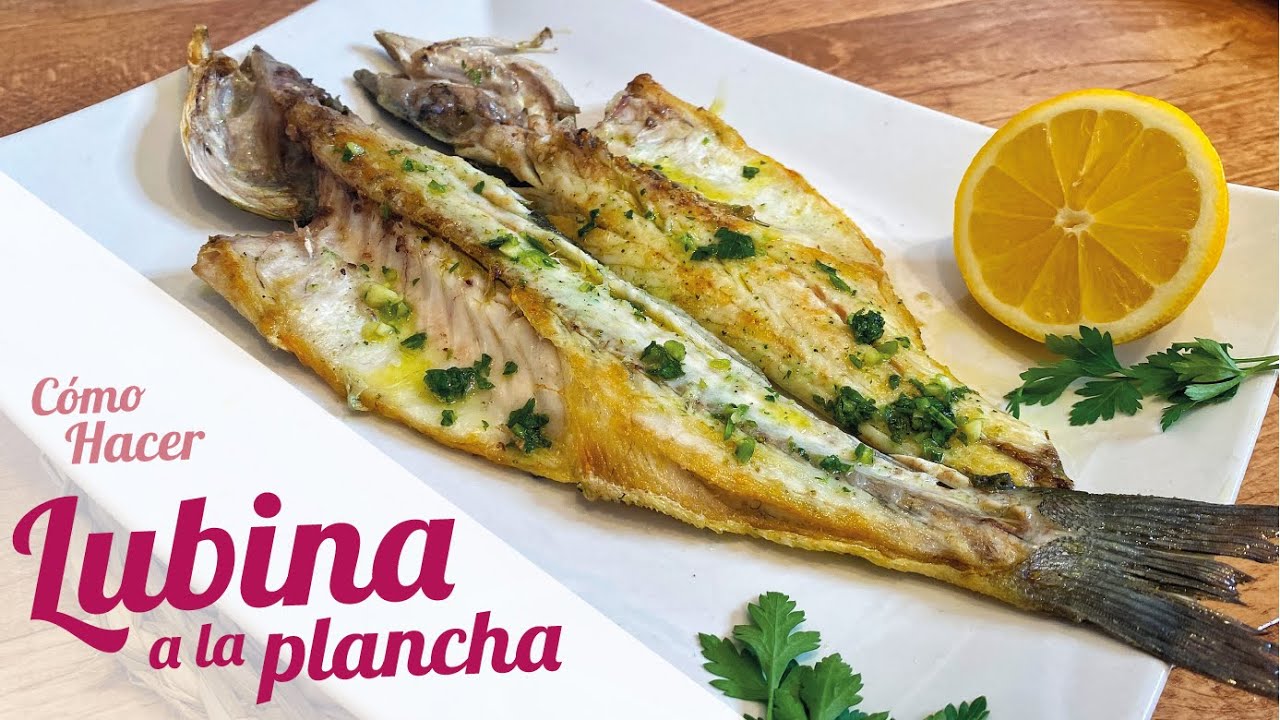lubina a la plancha primero la piel