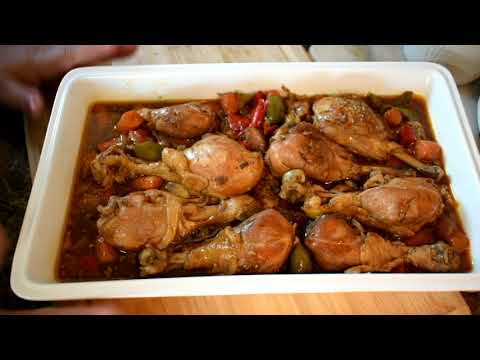 muslos de pollo con patatas en olla rapida