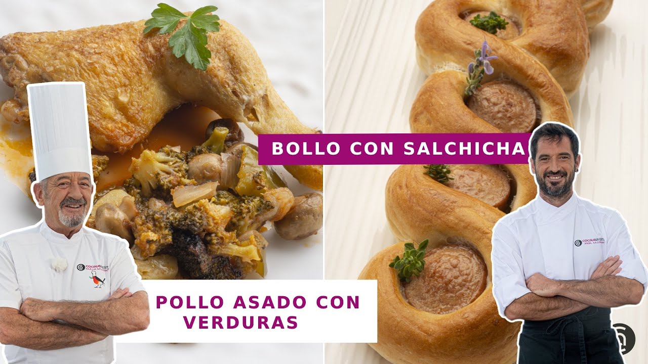 muslos de pollo con verduras arguiñano
