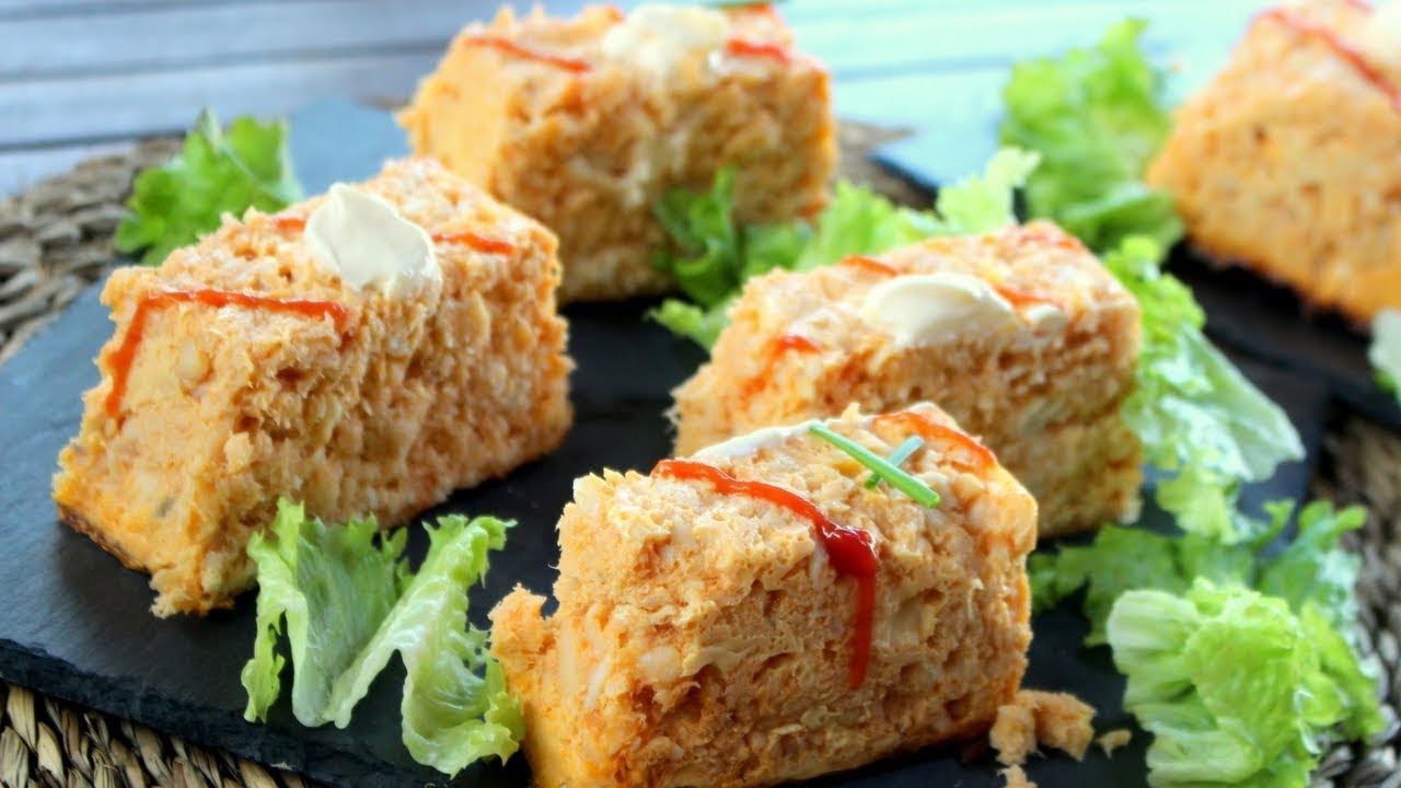 pastel de pescado microondas sin nata