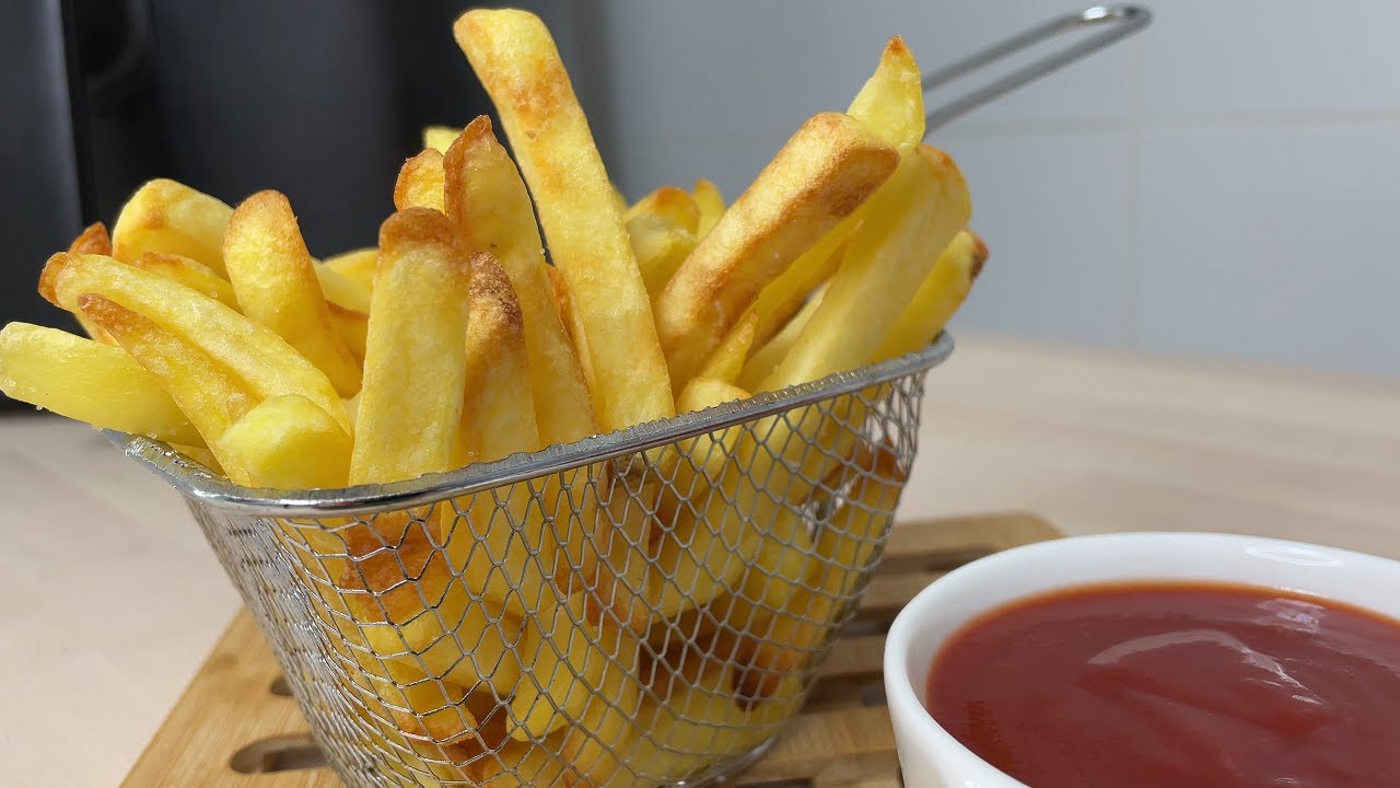 patatas fritas congeladas en freidora sin aceite cosori