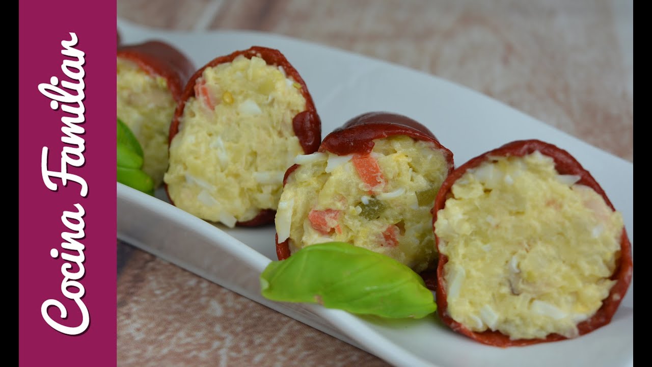 pimientos del piquillo rellenos de ensaladilla rusa