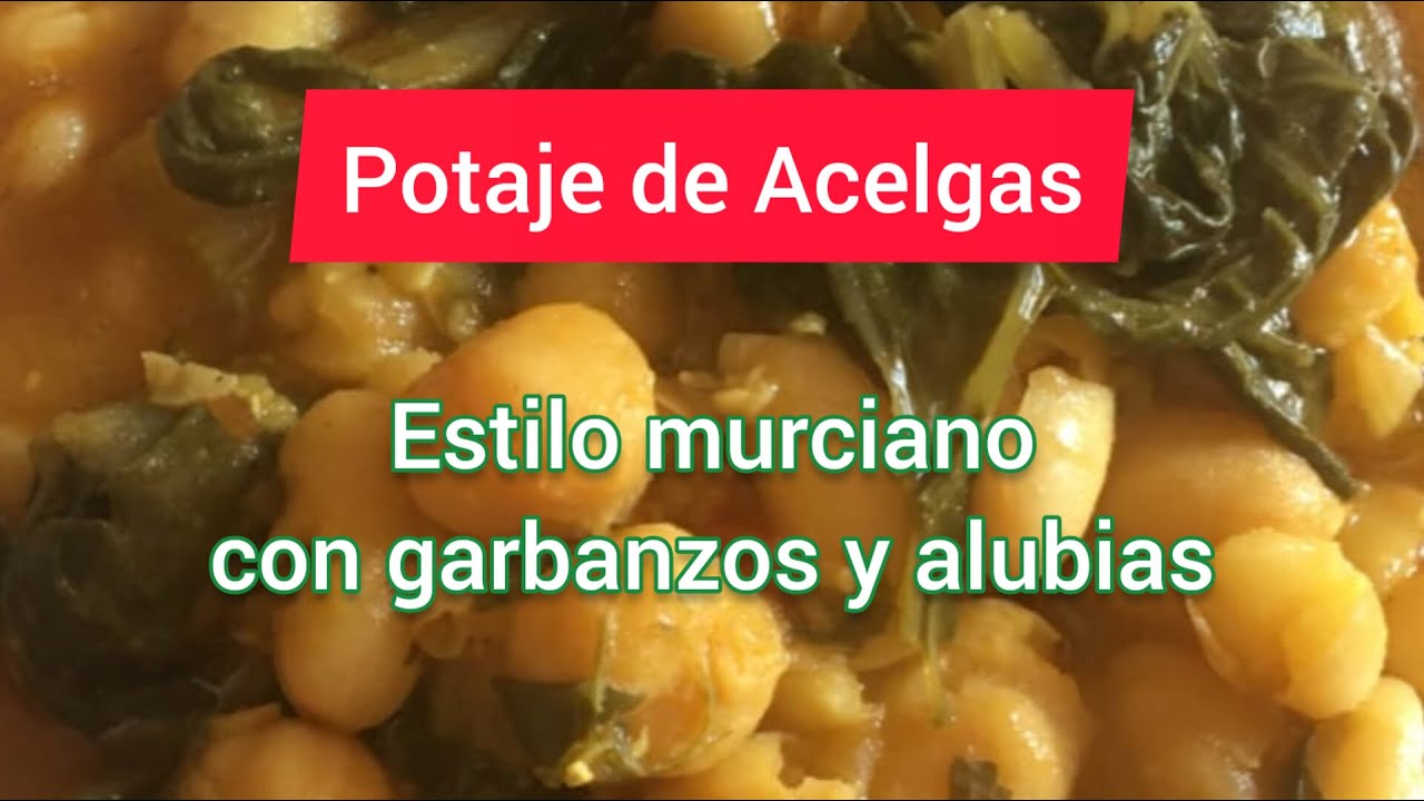 potaje de acelgas a la murciana