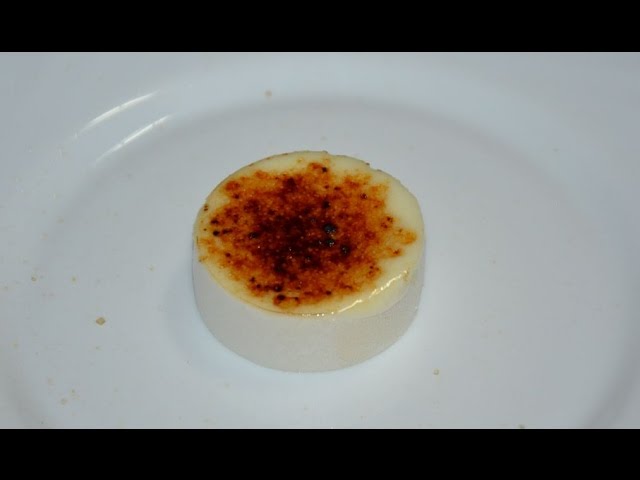 queso de cabra a la plancha caramelizado