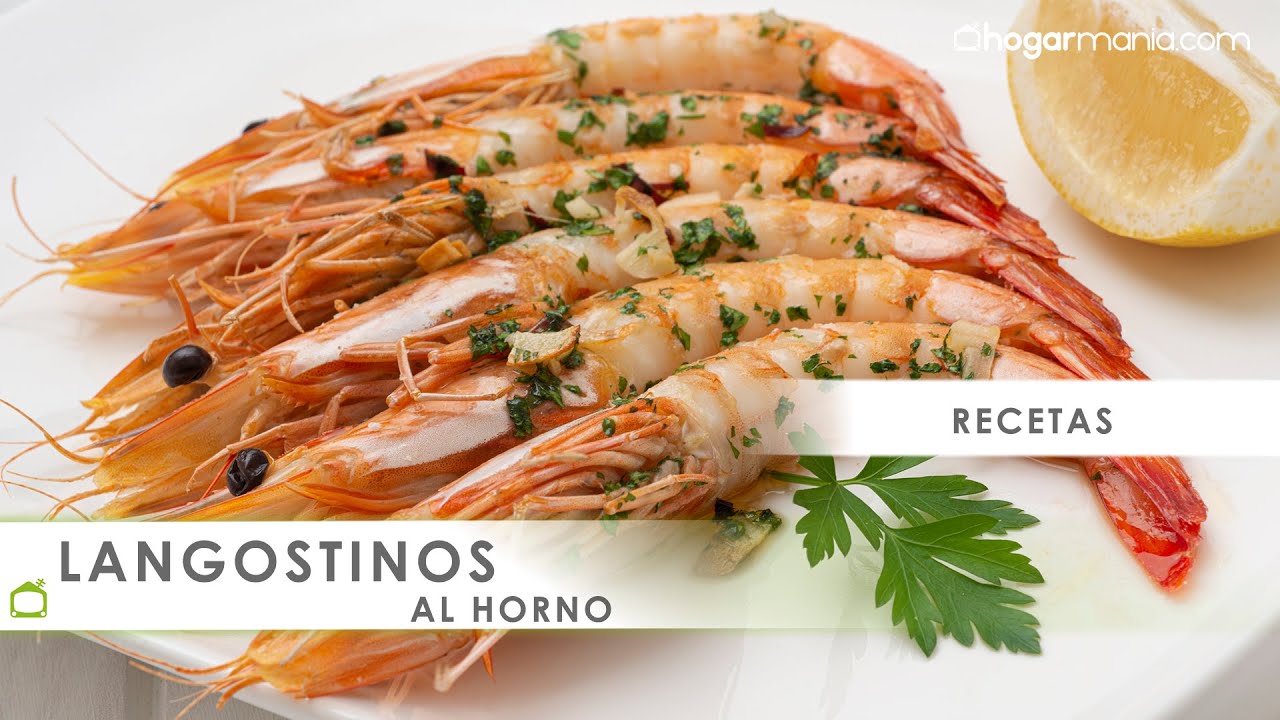 receta de langostinos al horno de arguiñano