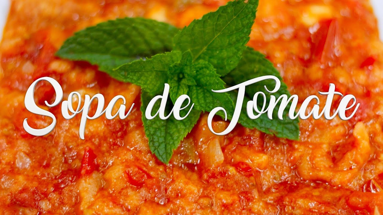 receta de sopa de tomate andaluza