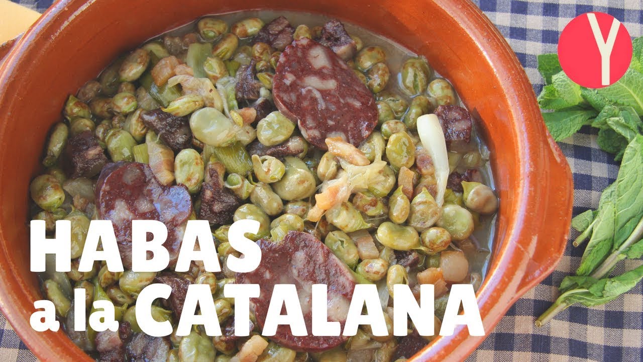 recetas de habas a la catalana