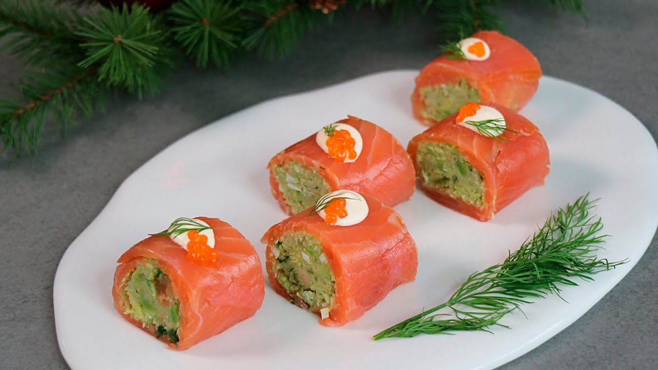 rollitos de salmón ahumado con philadelphia