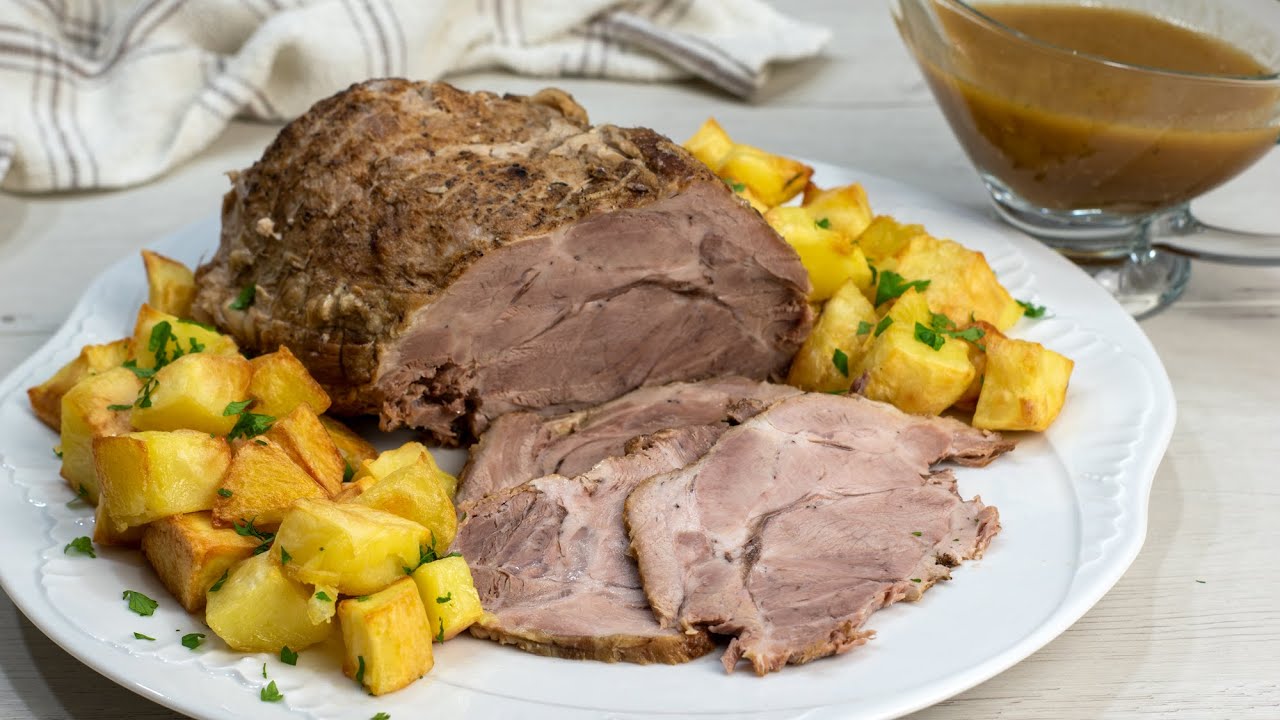 roti de cerdo en olla rapida