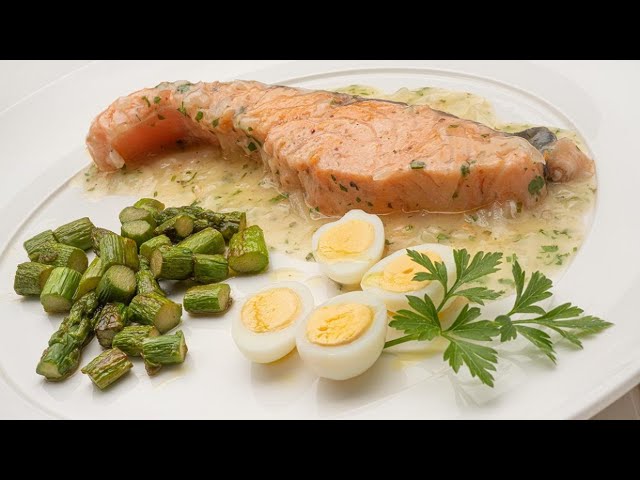 salmon en salsa verde de arguiñano