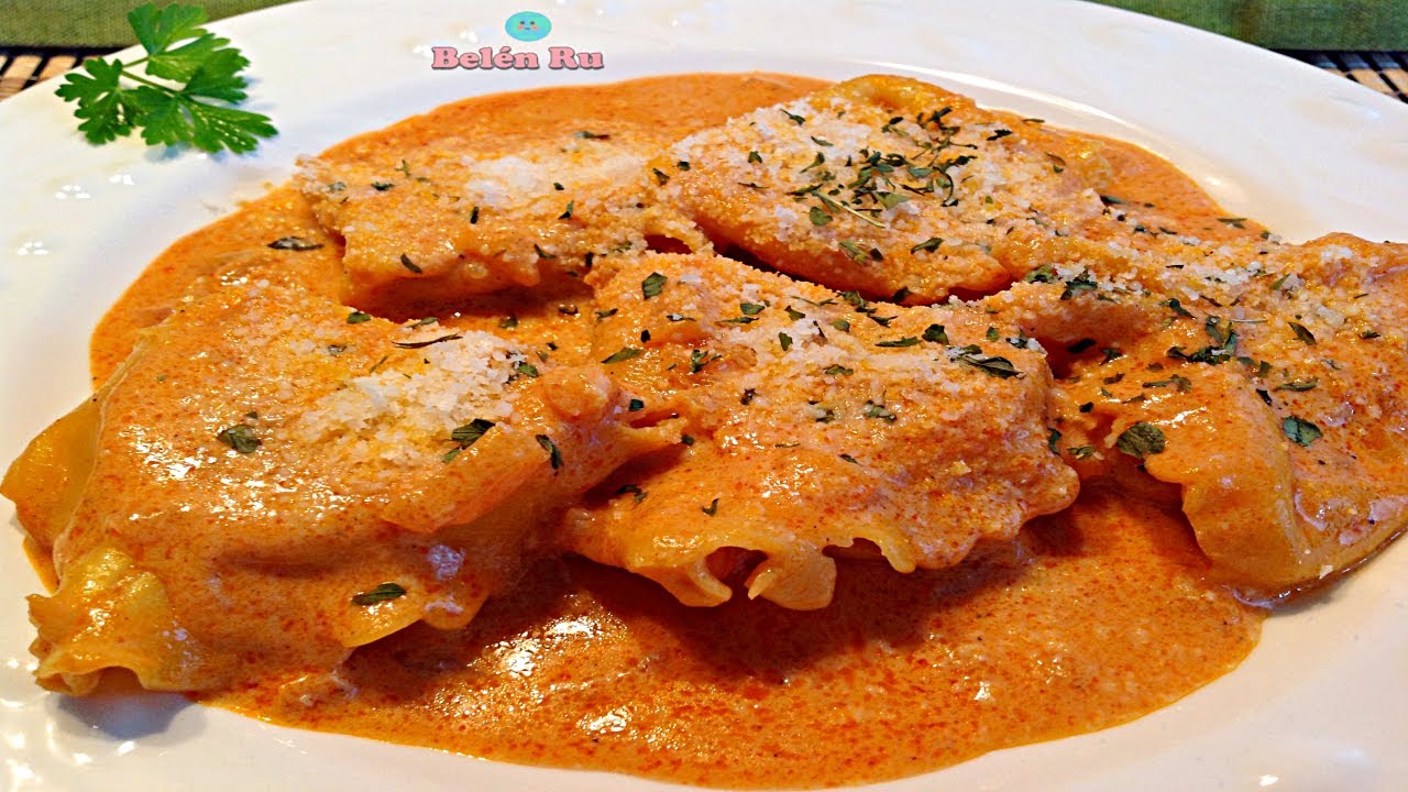 salsa para pasta rellena sin nata