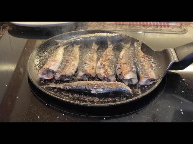 sardinas a la plancha en sartén