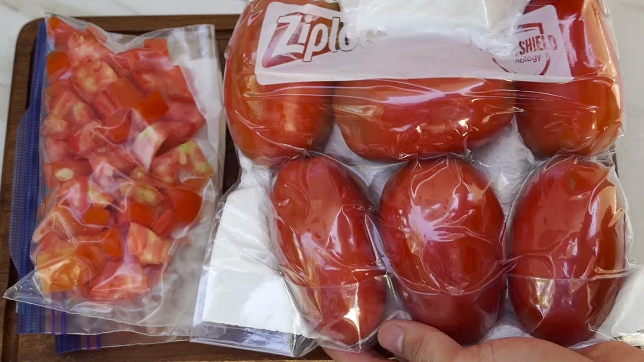 se puede congelar el tomate natural