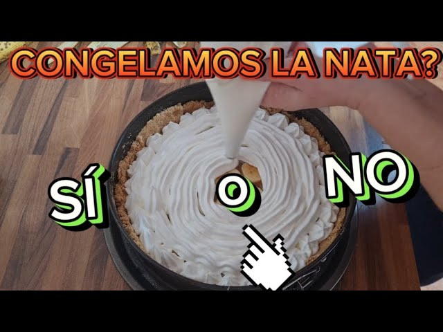 se puede congelar la nata para cocinar