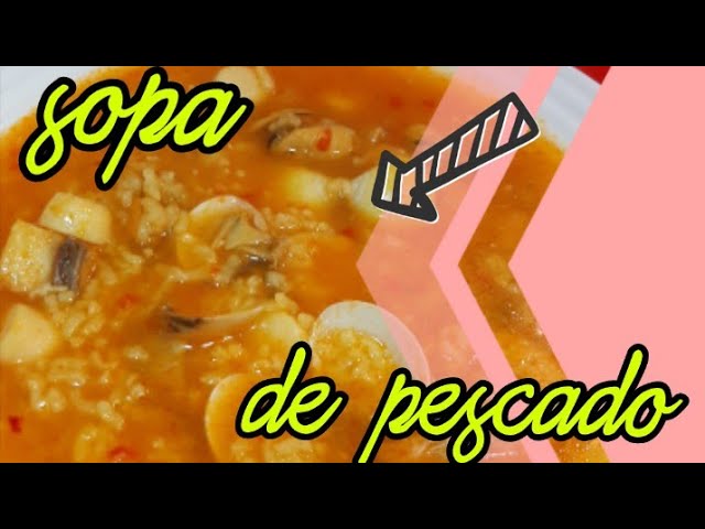 sopa de marisco en olla gm