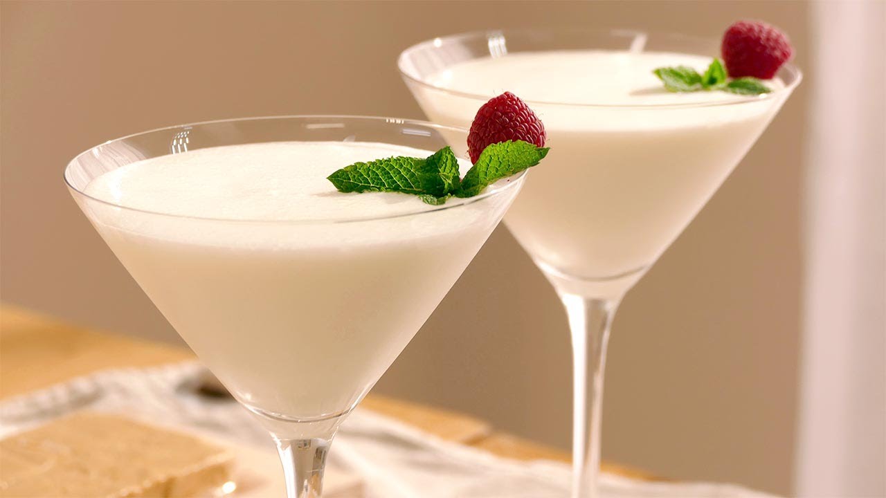 sorbete de limon al cava con nata