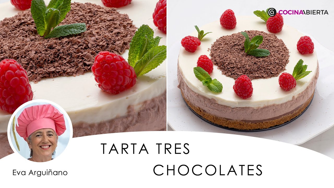 tarta 3 chocolates receta eva arguiñano