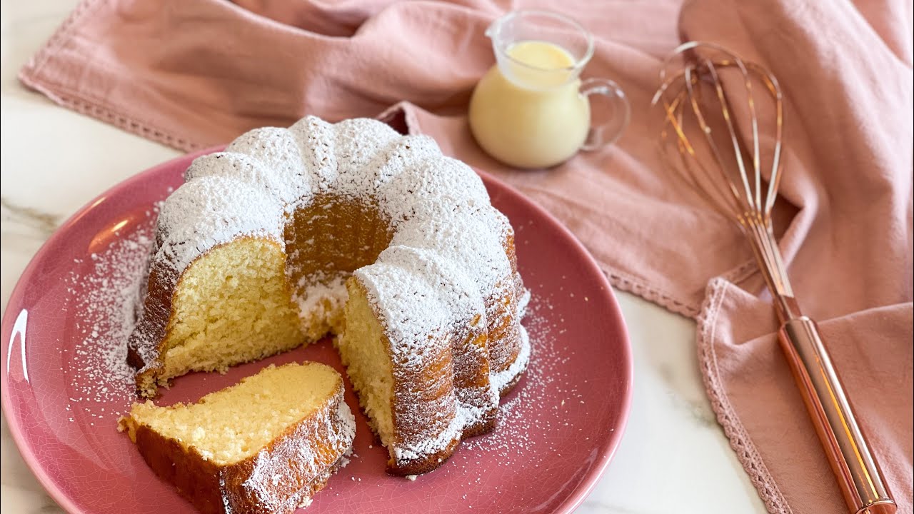 tarta de leche condensada y bizcocho