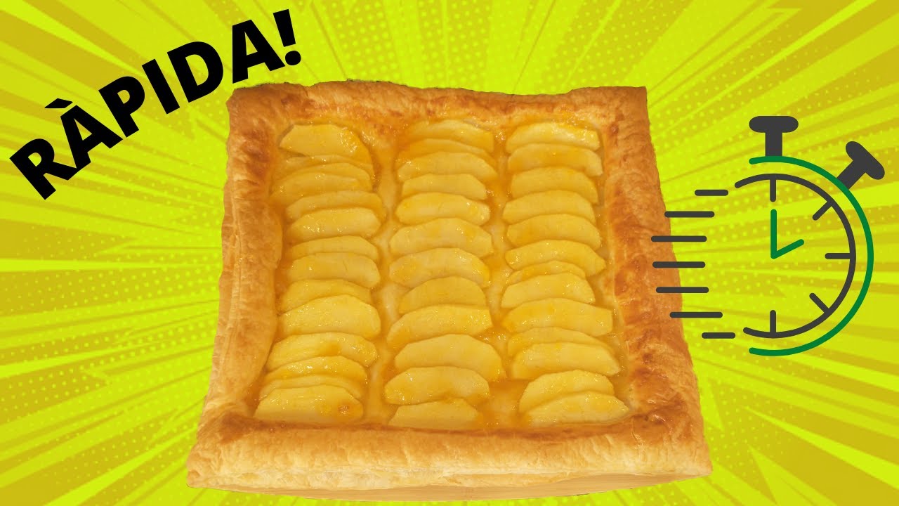 tarta de poma amb pasta de full