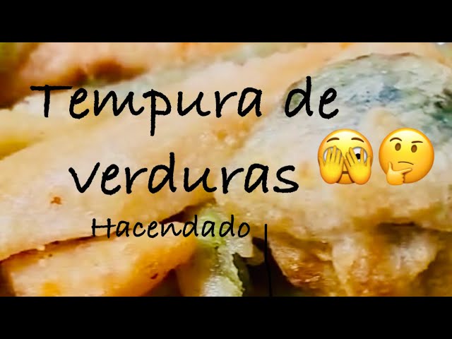 tempura de verduras mercadona en freidora de aire