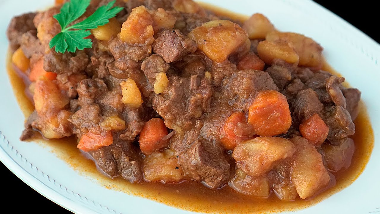 ternera en salsa en olla express