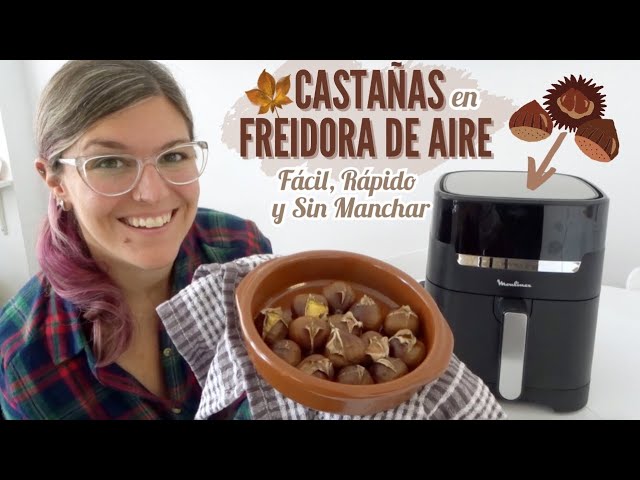 tiempo castañas en freidora de aire