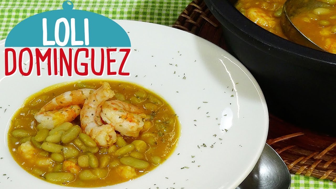 verdinas con langostinos en olla express