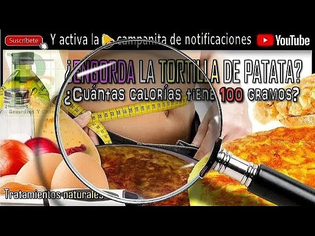 calorias de una porcion de tortilla de patatas