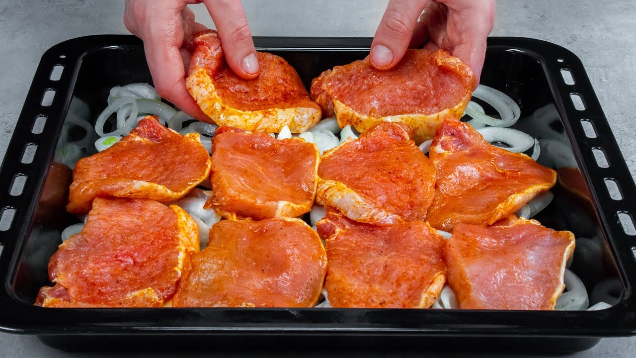 carne de cerdo en el horno