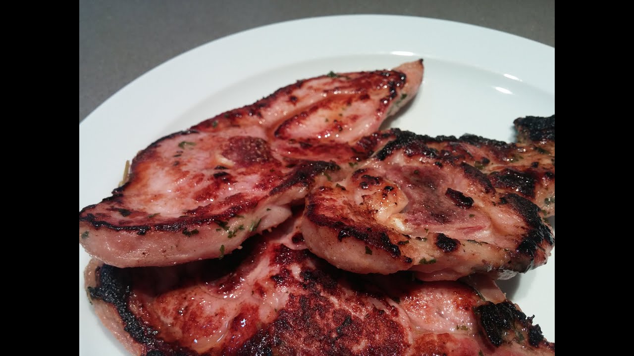 chuletas de pavo a la plancha