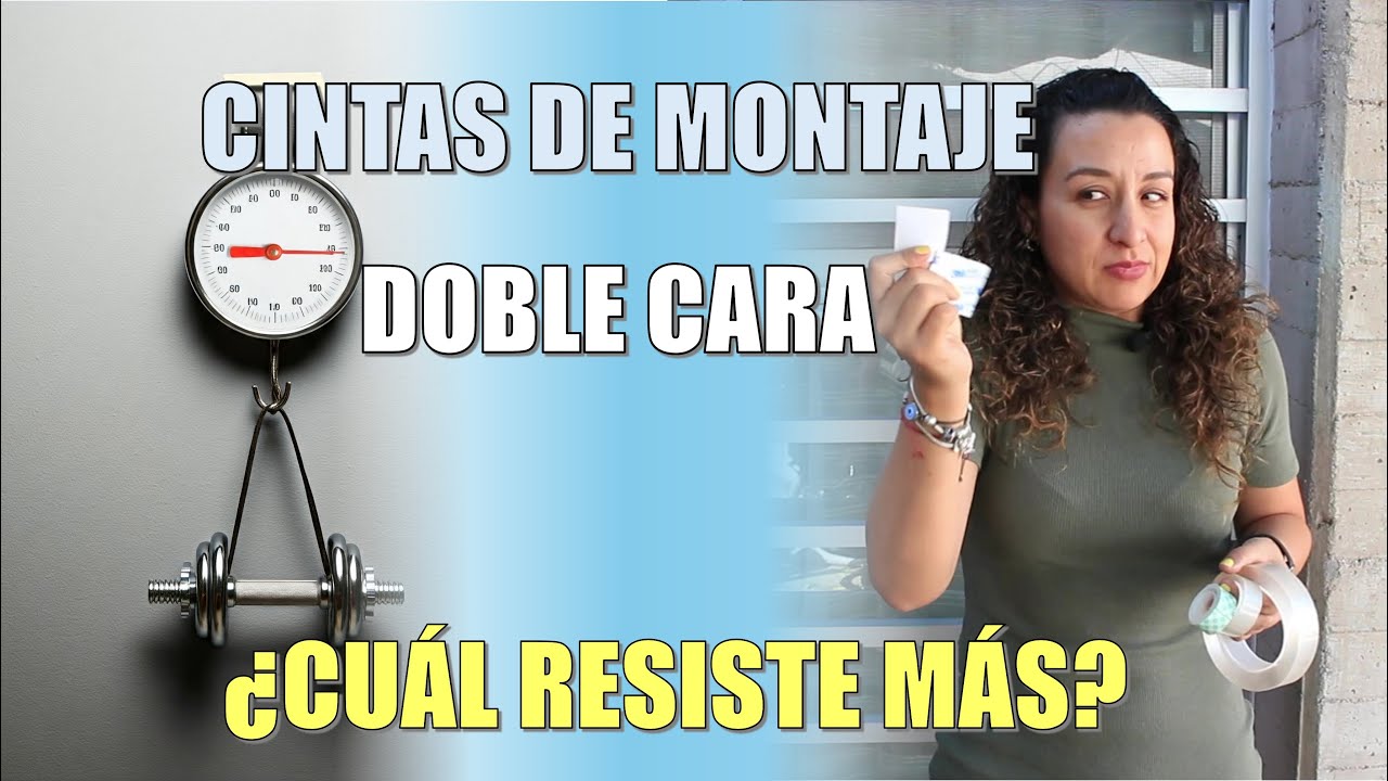 cinta doble cara que aguanten peso